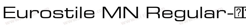 Eurostile MN Regular字体转换